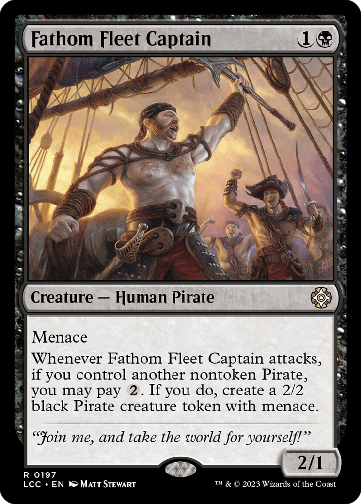 Fathom Fleet Captain [The Lost Caverns of Ixalan Commander] | Good Games Cannington