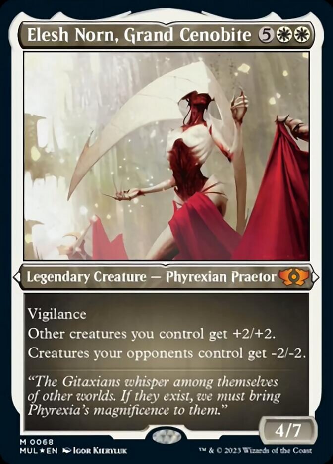 Elesh Norn, Grand Cenobite (Foil Etched) [Multiverse Legends] | Good Games Cannington