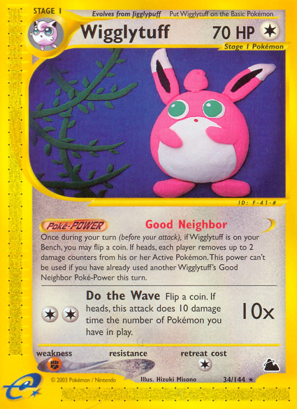 Wigglytuff (34/144) [Skyridge] | Good Games Cannington