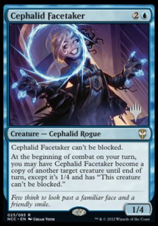 Cephalid Facetaker (Promo Pack) [Streets of New Capenna Commander Promos] | Good Games Cannington