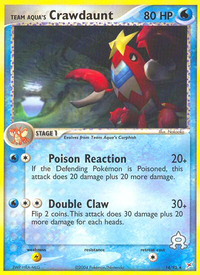 Team Aqua's Crawdaunt (14/95) [EX: Team Magma vs Team Aqua] | Good Games Cannington