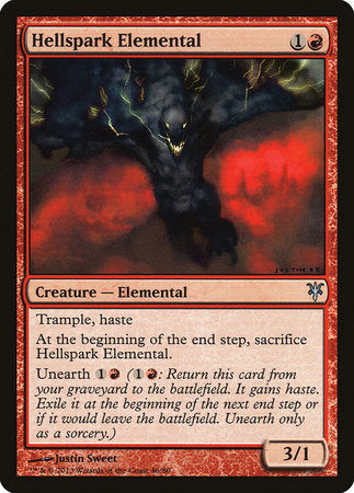 Hellspark Elemental [Duel Decks: Sorin vs. Tibalt] | Good Games Cannington