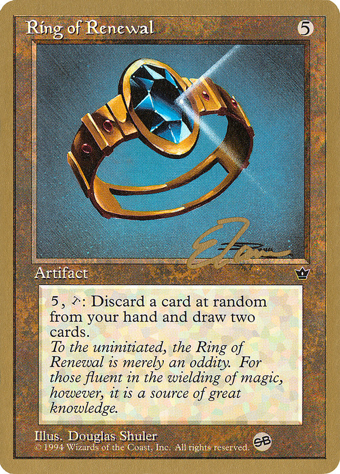 Ring of Renewal (Eric Tam) (SB) [Pro Tour Collector Set] | Good Games Cannington