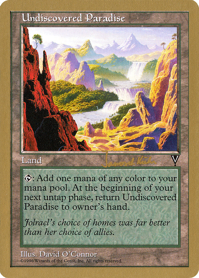 Undiscovered Paradise (Janosch Kuhn) [World Championship Decks 1997] | Good Games Cannington