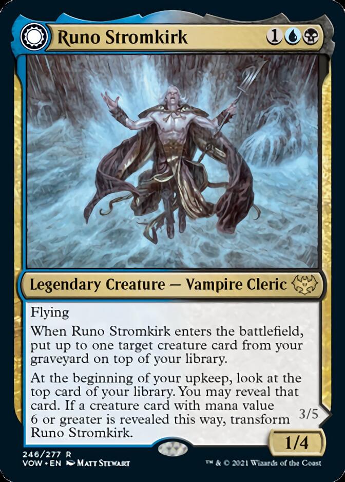 Runo Stromkirk // Krothuss, Lord of the Deep [Innistrad: Crimson Vow] | Good Games Cannington