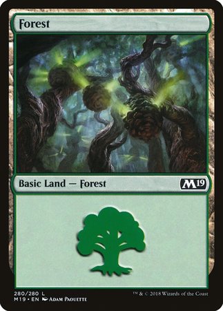 Forest (280) [Core Set 2019] | Good Games Cannington