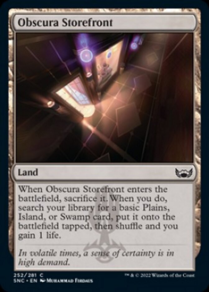 Obscura Storefront [Streets of New Capenna] | Good Games Cannington