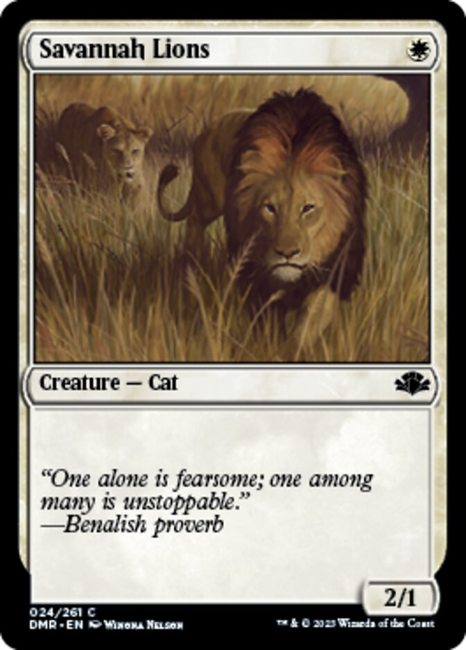 Savannah Lions [Dominaria Remastered] | Good Games Cannington