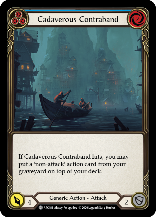 Cadaverous Contraband (Blue) [U-ARC181] Unlimited Rainbow Foil | Good Games Cannington