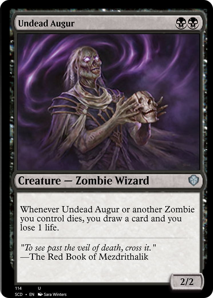 Undead Augur [Starter Commander Decks] | Good Games Cannington