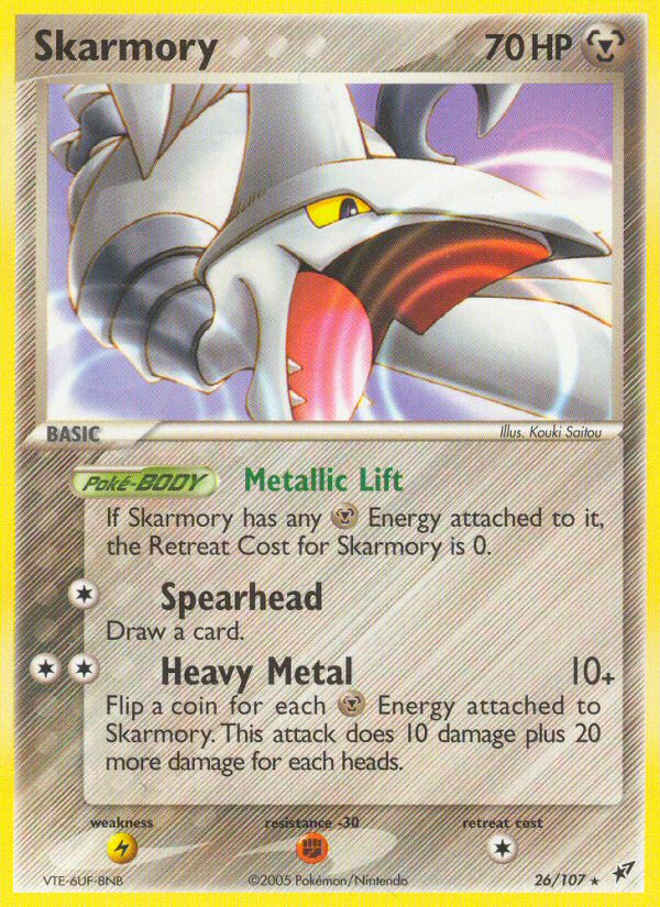 Skarmory (26/107) [EX: Deoxys] | Good Games Cannington