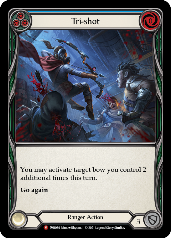 Tri-shot [EVR089] (Everfest)  1st Edition Rainbow Foil | Good Games Cannington