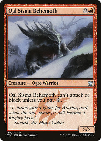 Qal Sisma Behemoth [Dragons of Tarkir] | Good Games Cannington