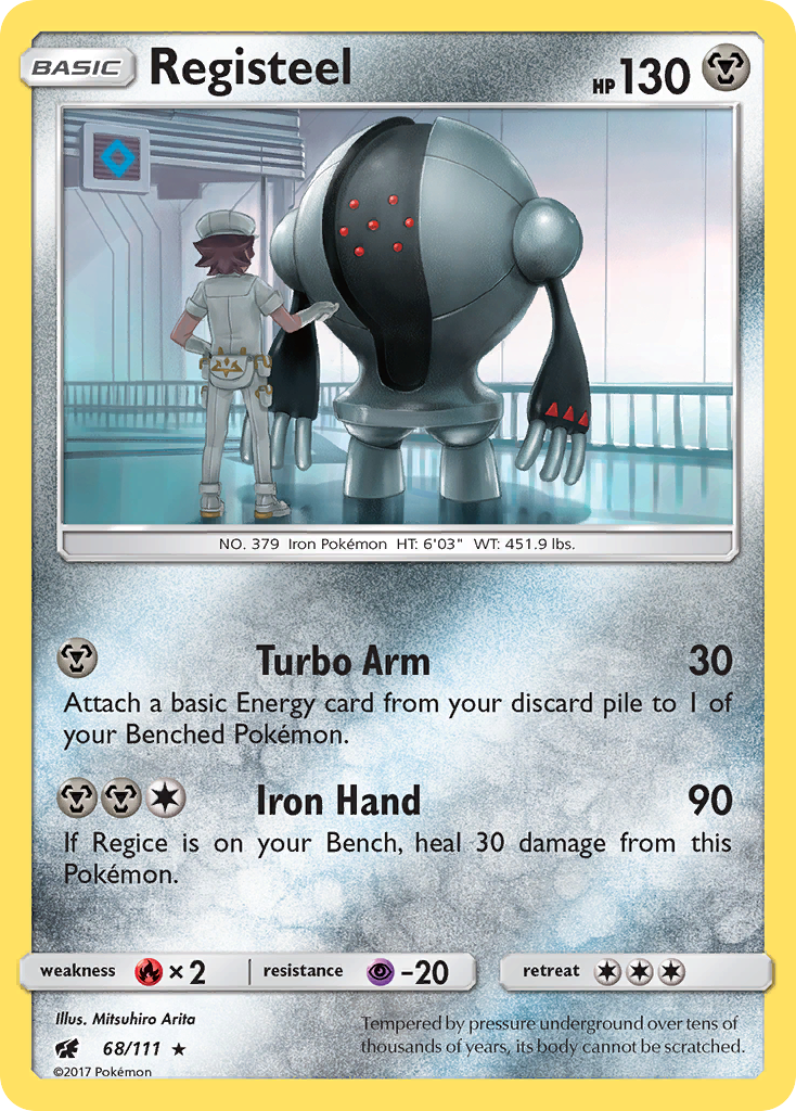Registeel (68/111) [Sun & Moon: Crimson Invasion] | Good Games Cannington