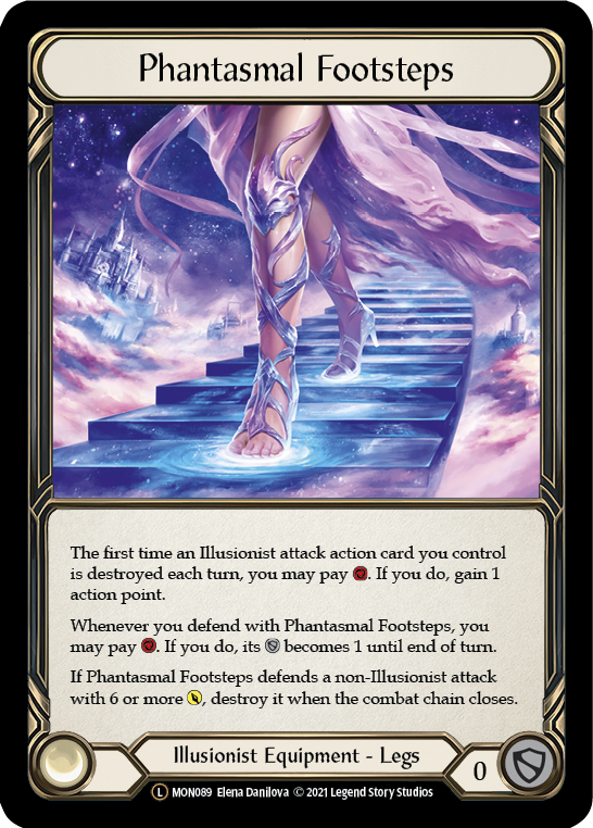 Phantasmal Footsteps [U-MON089-RF] Unlimited Rainbow Foil | Good Games Cannington