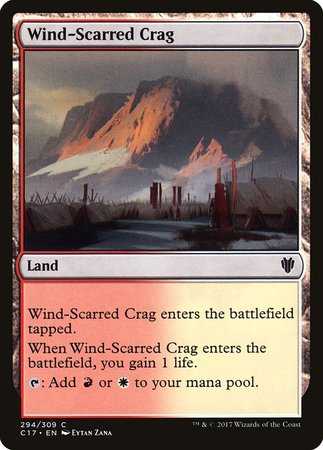 Wind-Scarred Crag [Commander 2017] | Good Games Cannington