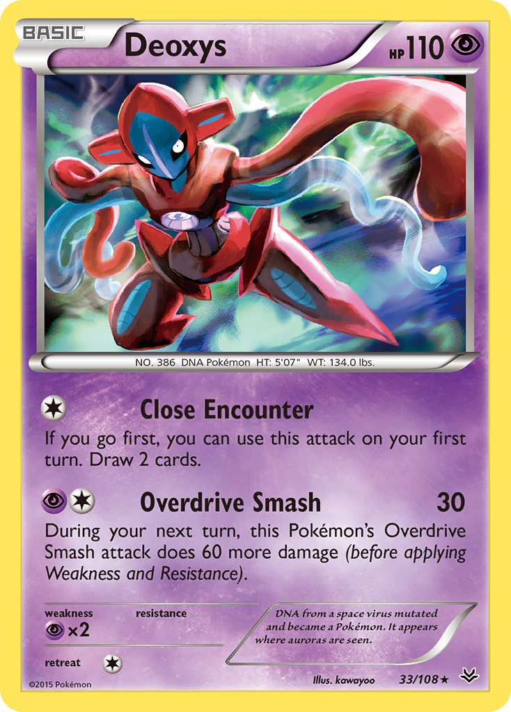 Deoxys (33/108) [XY: Roaring Skies] | Good Games Cannington