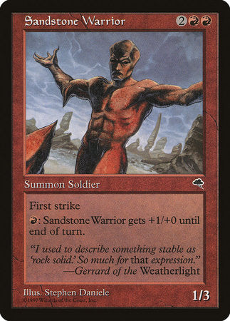 Sandstone Warrior [Tempest] | Good Games Cannington