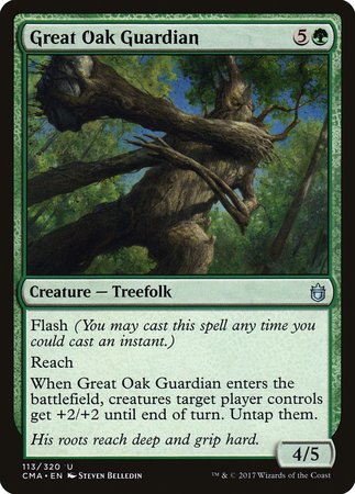 Great Oak Guardian [Commander Anthology] | Good Games Cannington