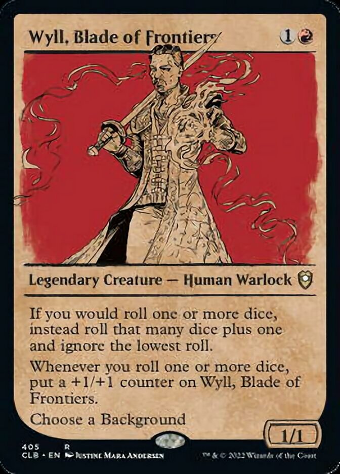 Wyll, Blade of Frontiers (Showcase) [Commander Legends: Battle for Baldur's Gate] | Good Games Cannington