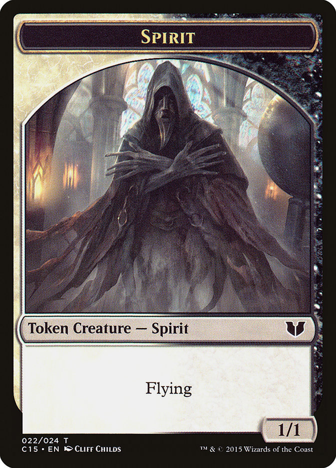 Spirit Token [Commander 2015 Tokens] | Good Games Cannington