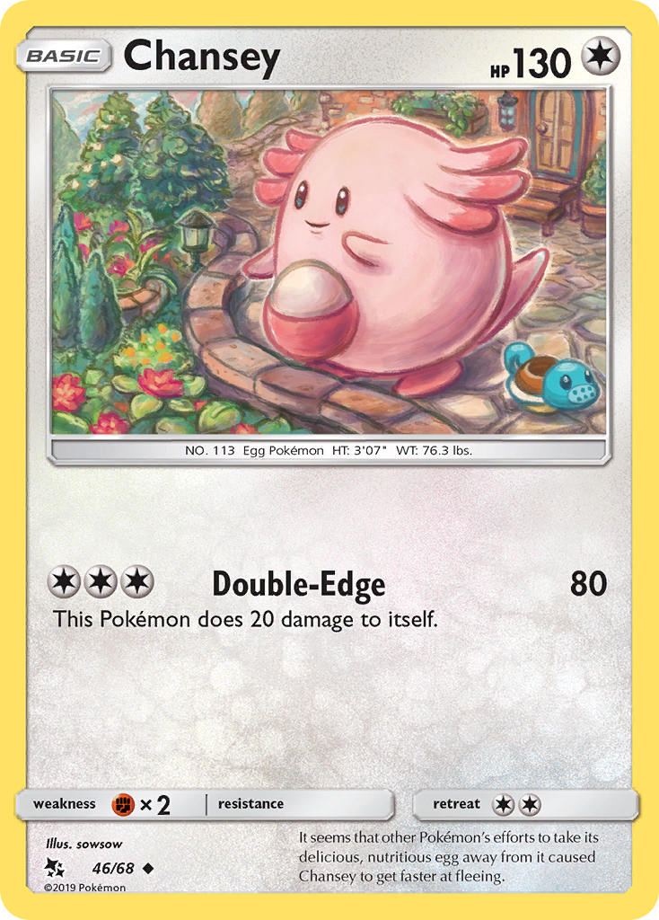 Chansey (46/68) [Sun & Moon: Hidden Fates] | Good Games Cannington