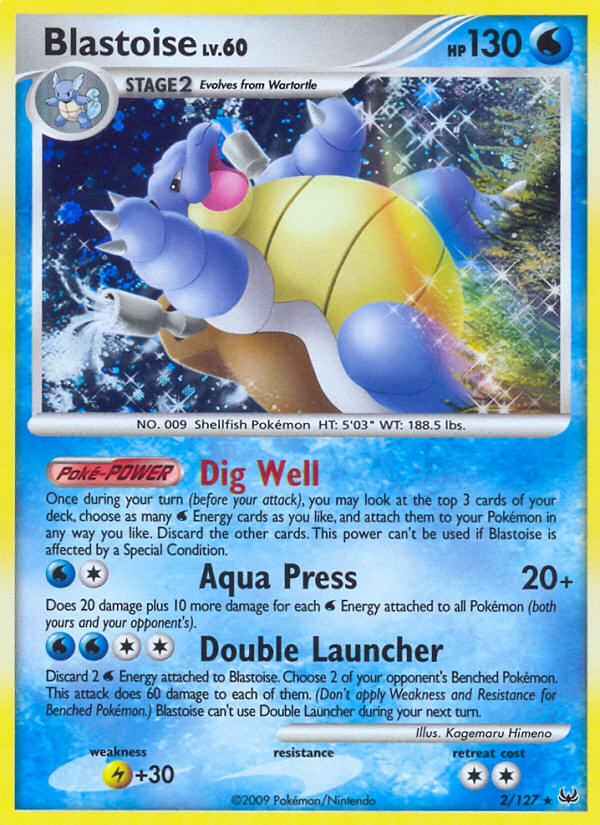 Blastoise (2/127) [Platinum: Base Set] | Good Games Cannington