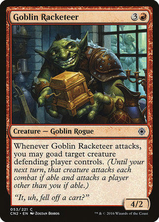 Goblin Racketeer [Conspiracy: Take the Crown] | Good Games Cannington