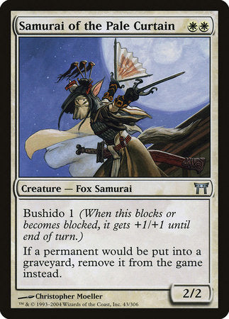 Samurai of the Pale Curtain [Champions of Kamigawa] | Good Games Cannington