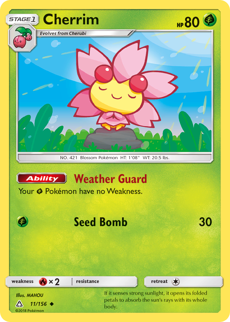 Cherrim (11/156) [Sun & Moon: Ultra Prism] | Good Games Cannington