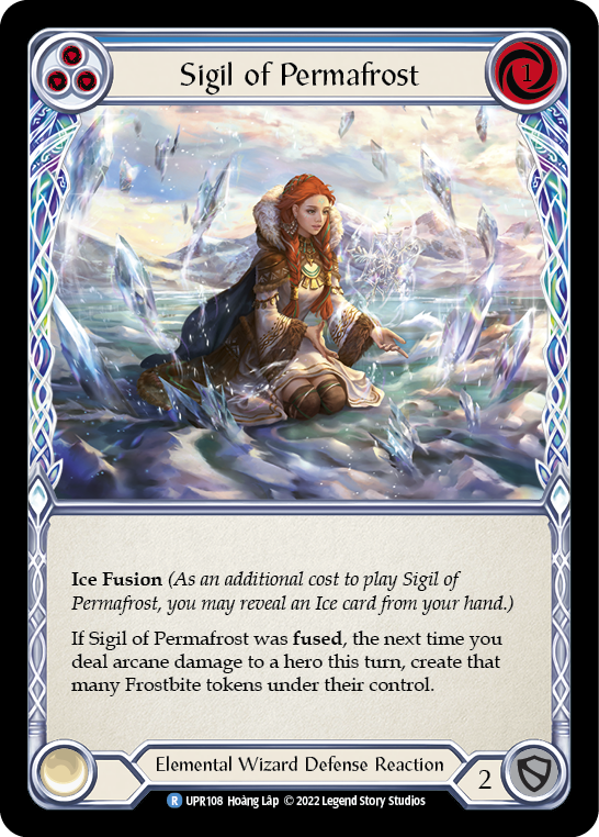 Sigil of Permafrost (Blue) [UPR108] (Uprising) | Good Games Cannington