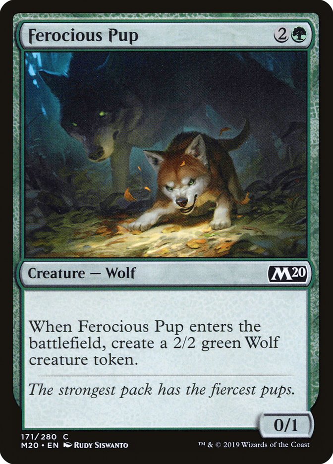 Ferocious Pup [Core Set 2020] | Good Games Cannington