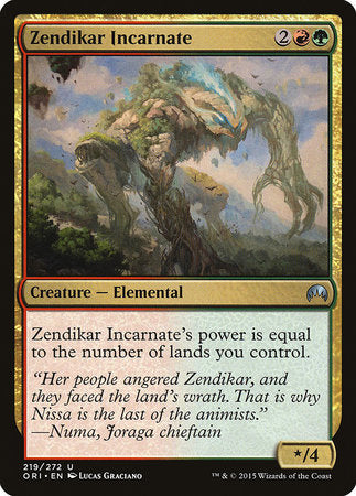 Zendikar Incarnate [Magic Origins] | Good Games Cannington