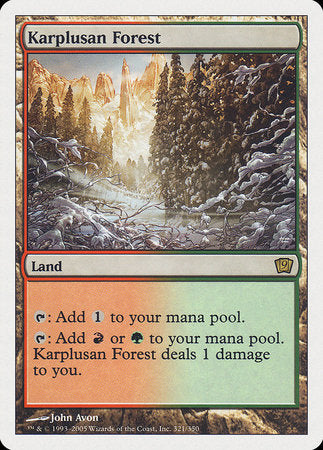 Karplusan Forest [Ninth Edition] | Good Games Cannington