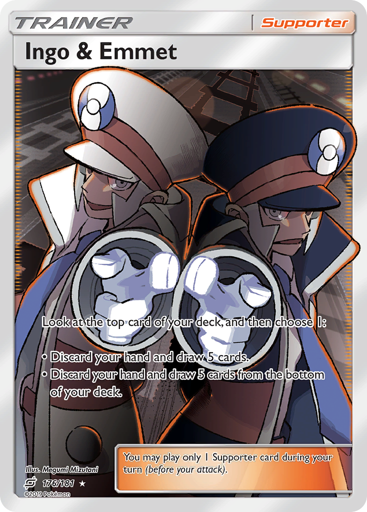 Ingo & Emmet (176/181) [Sun & Moon: Team Up] | Good Games Cannington