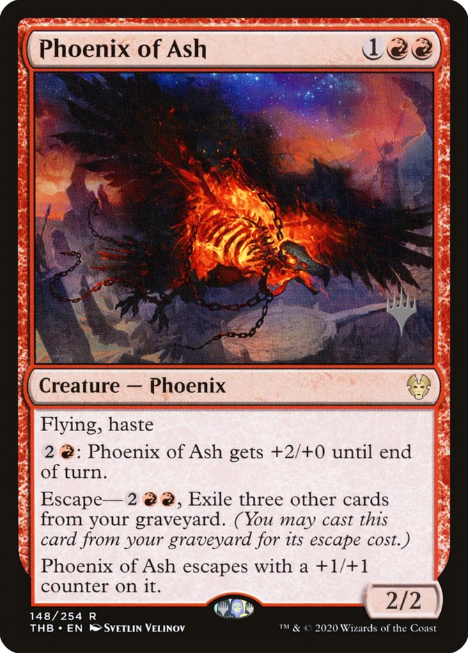 Phoenix of Ash (Promo Pack) [Theros Beyond Death Promos] | Good Games Cannington