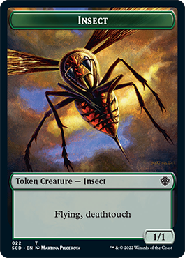 Insect // Cat Beast Double-Sided Token [Starter Commander Decks] | Good Games Cannington
