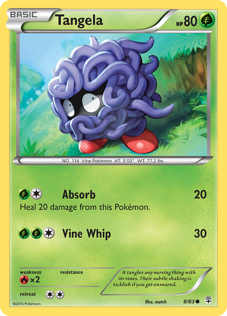 Tangela (8/83) [XY: Generations] | Good Games Cannington