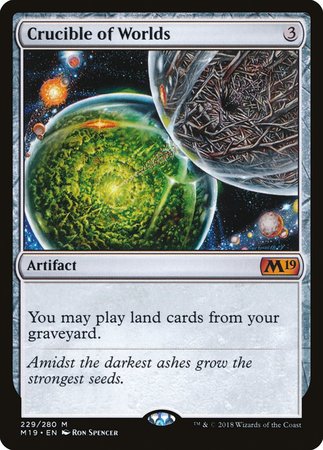 Crucible of Worlds [Core Set 2019] | Good Games Cannington