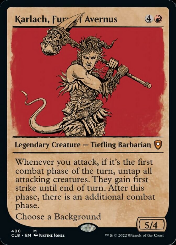 Karlach, Fury of Avernus (Showcase) [Commander Legends: Battle for Baldur's Gate] | Good Games Cannington