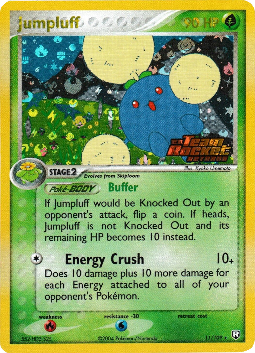 Jumpluff (11/109) (Stamped) [EX: Team Rocket Returns] | Good Games Cannington