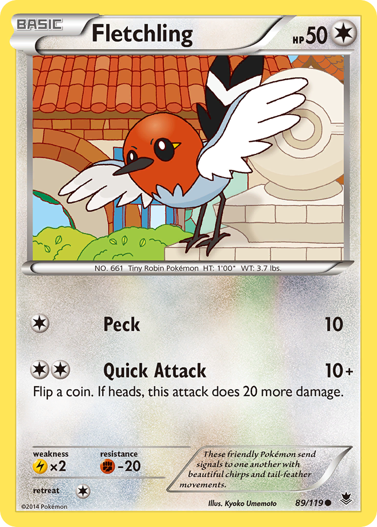 Fletchling (89/119) [XY: Phantom Forces] | Good Games Cannington