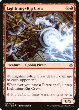Lightning-Rig Crew [Ixalan] | Good Games Cannington