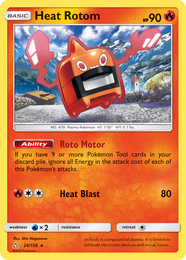 Heat Rotom (24/156) [Sun & Moon: Ultra Prism] | Good Games Cannington