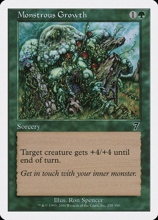 Monstrous Growth [Seventh Edition] | Good Games Cannington