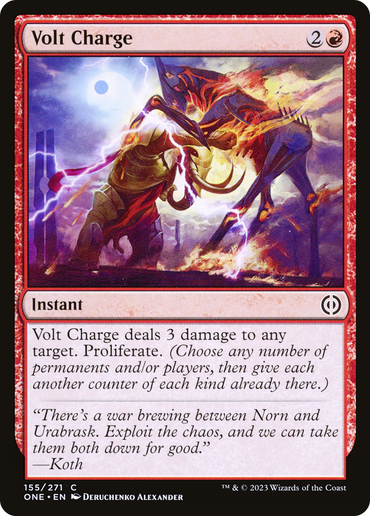 Volt Charge [Phyrexia: All Will Be One] | Good Games Cannington