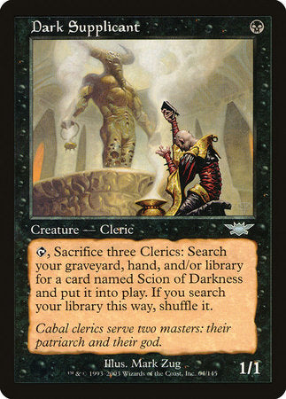 Dark Supplicant [Legions] | Good Games Cannington