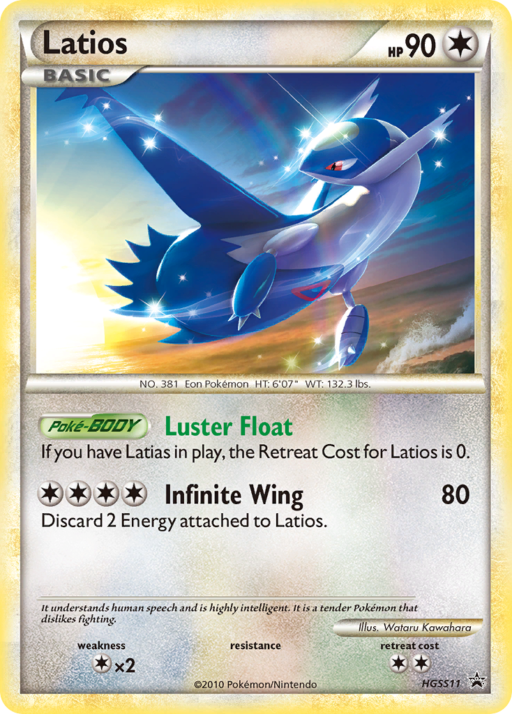 Latios (HGSS11) [HeartGold & SoulSilver: Black Star Promos] | Good Games Cannington