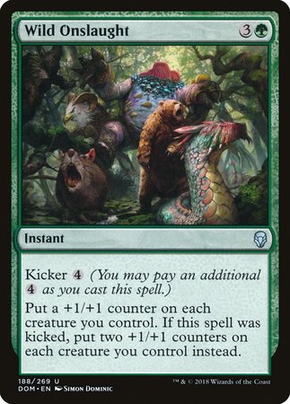 Wild Onslaught [Dominaria] | Good Games Cannington