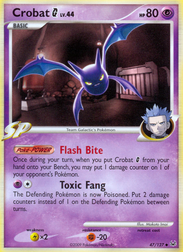 Crobat G (47/127) [Platinum: Base Set] | Good Games Cannington